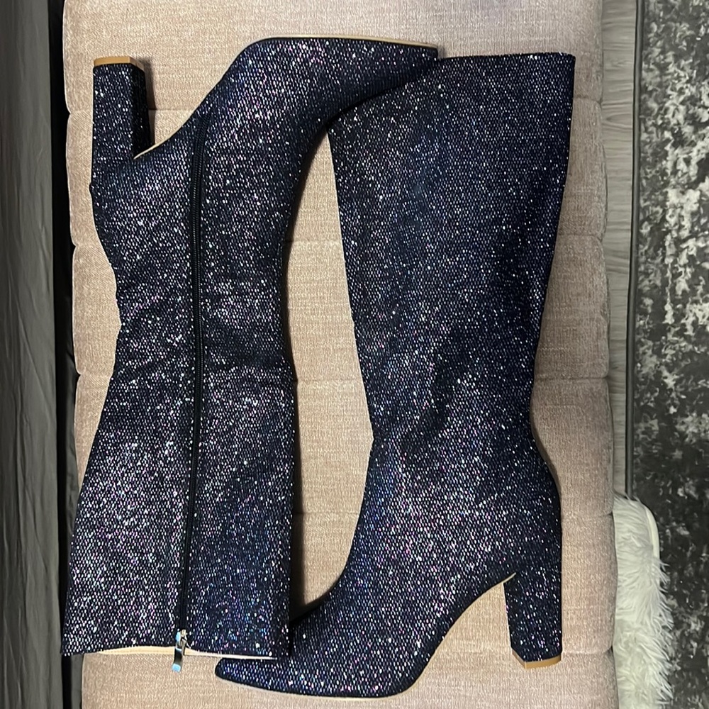 Women's High Heel Boots with Side Zipper